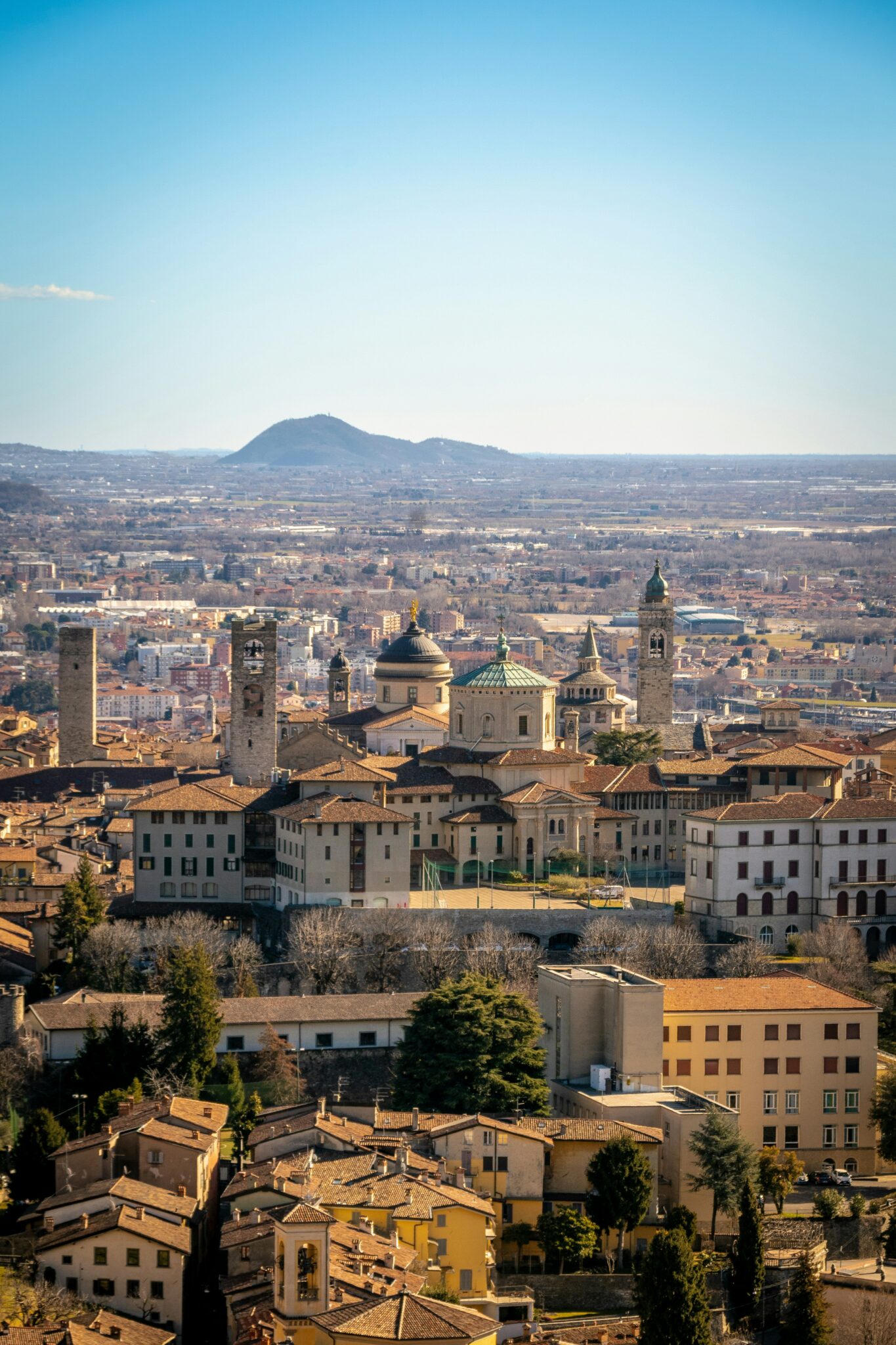 Bergamo immagine vista città orizzontale